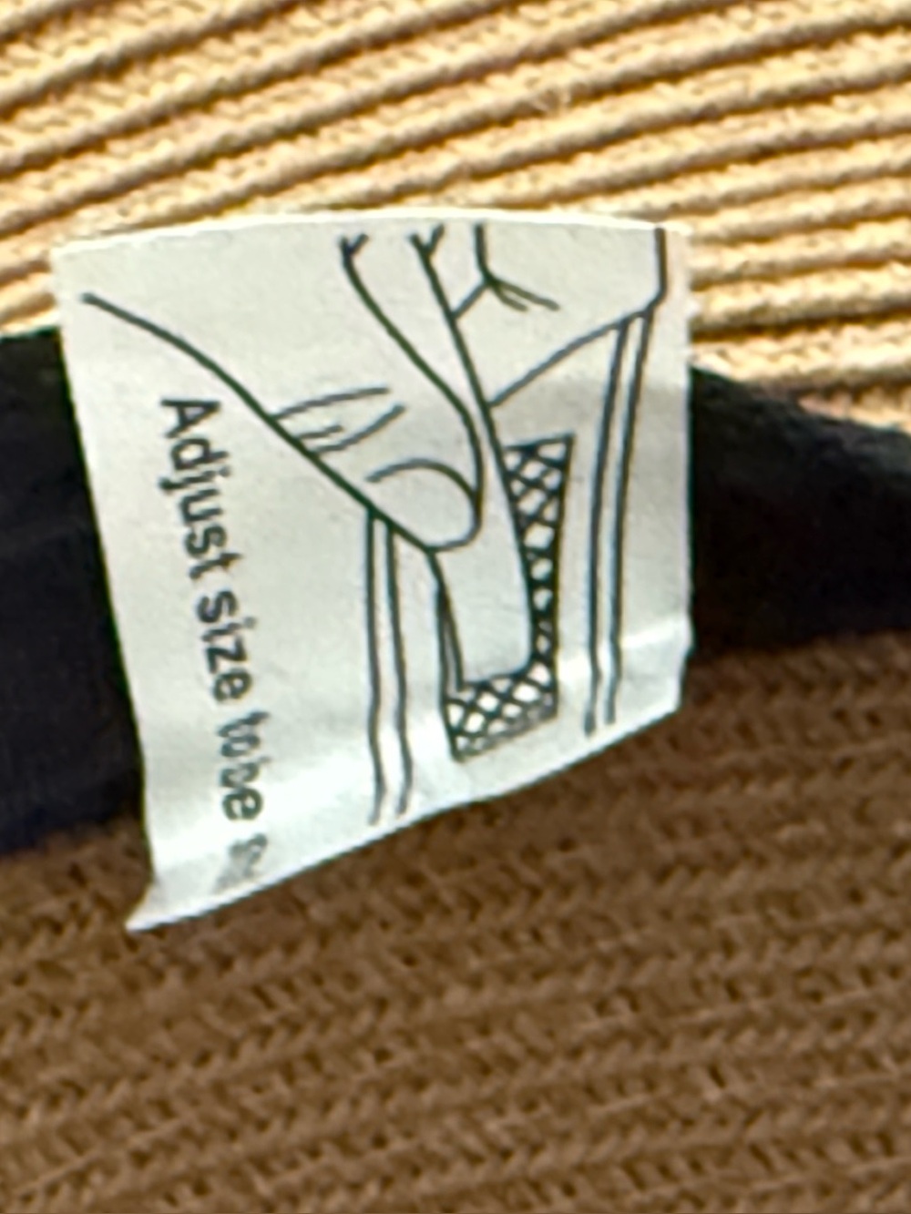 Wide Brim Tan Sun Hat with Chin Strap - Women - Picture 8 of 10